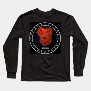 Aries - Zodiac Sign Long Sleeve T-Shirt